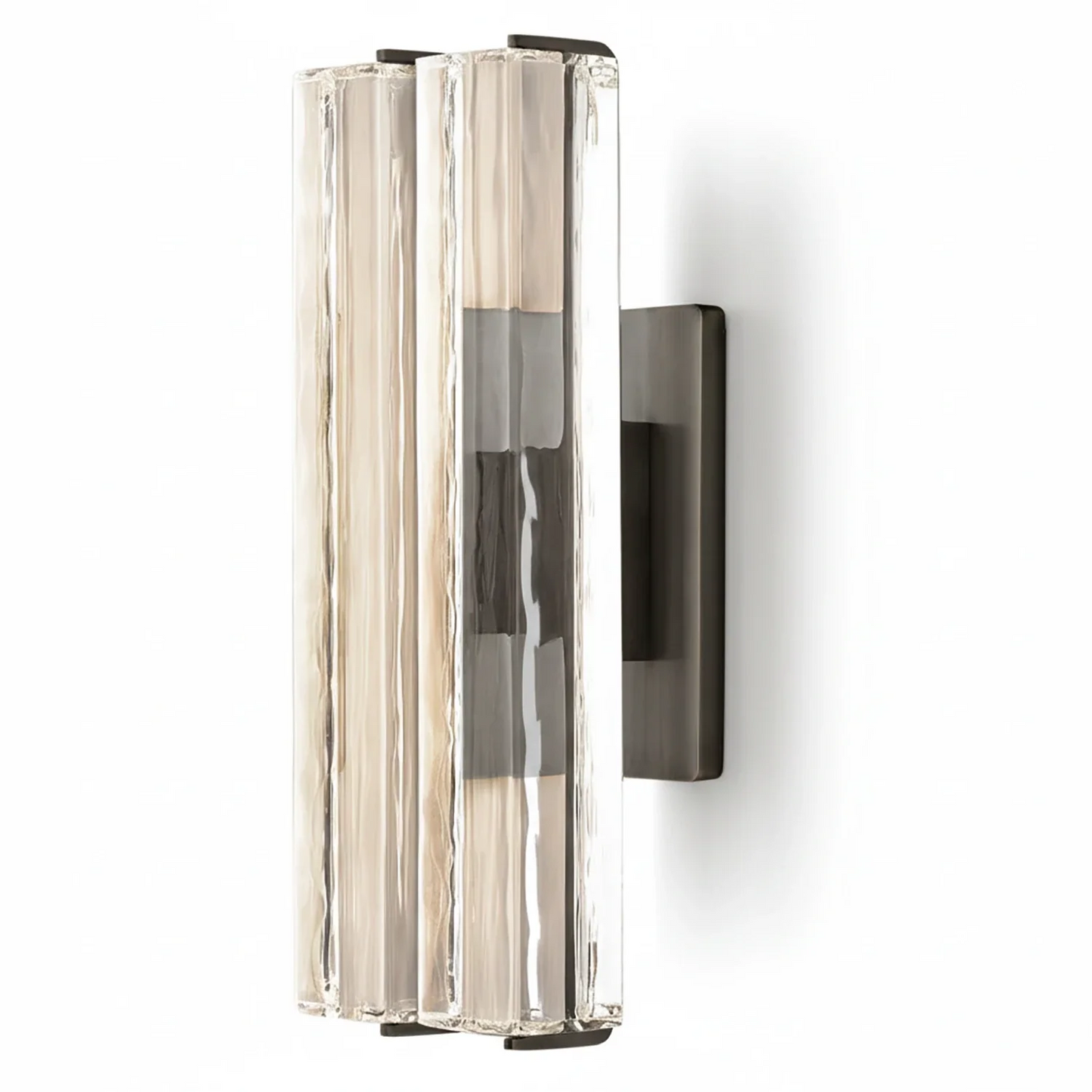 Audubonne Minimalist Crystal Column Sconce