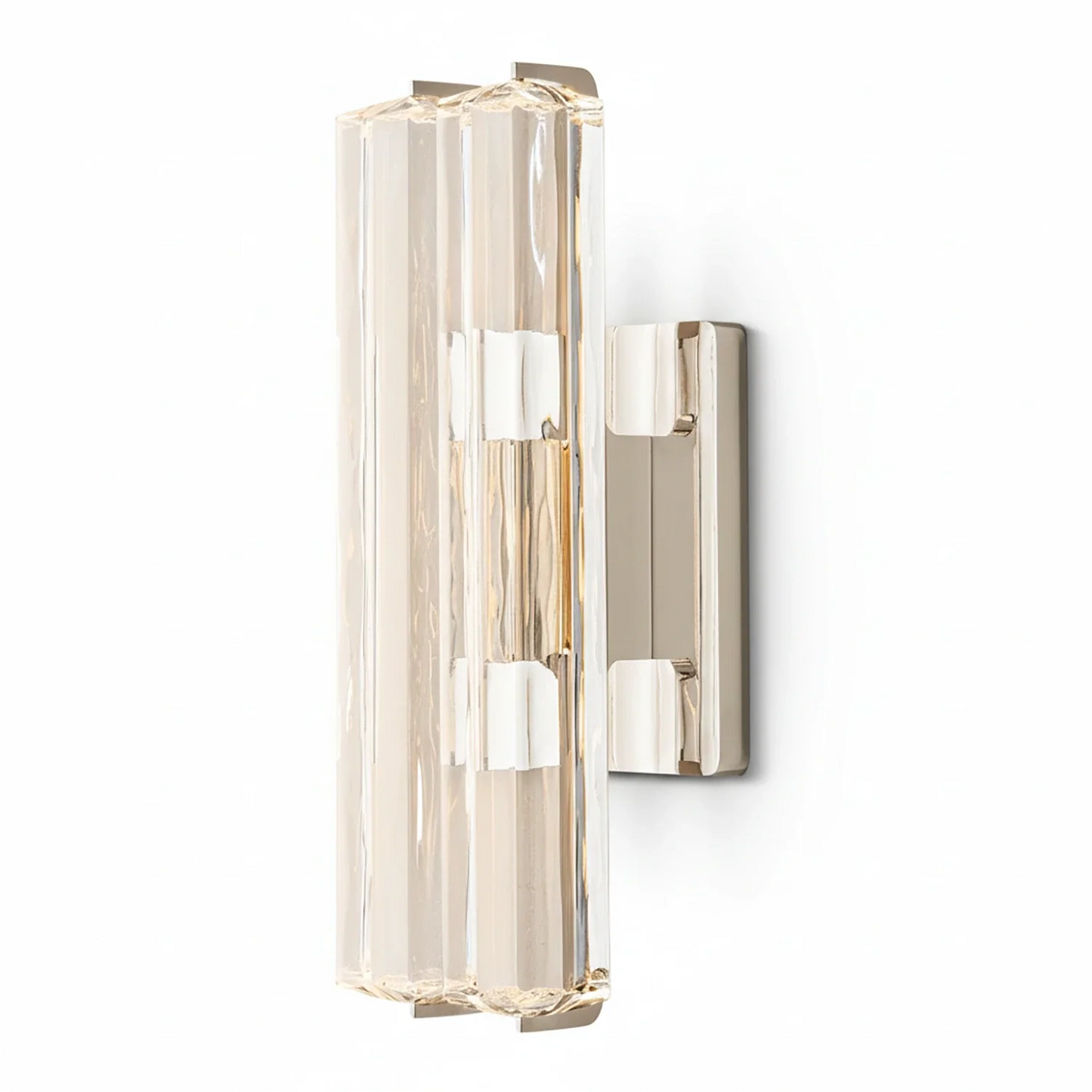 Audubonne Minimalist Crystal Column Sconce