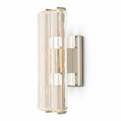 Audubonne Minimalist Crystal Column Sconce