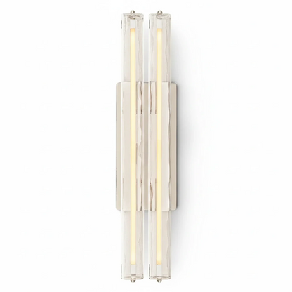 Audubonne Minimalist Crystal Column Sconce