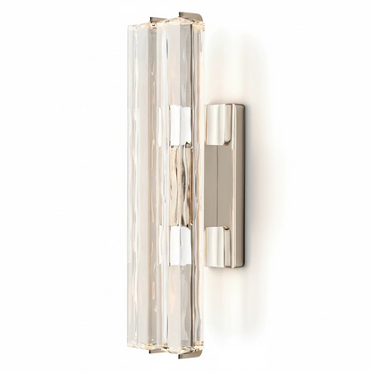Audubonne Minimalist Crystal Column Sconce