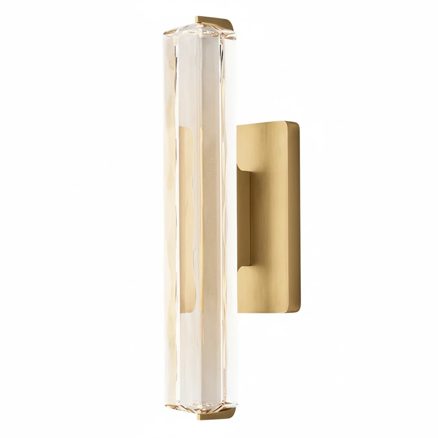 Audubonne Minimalist Crystal Column Sconce