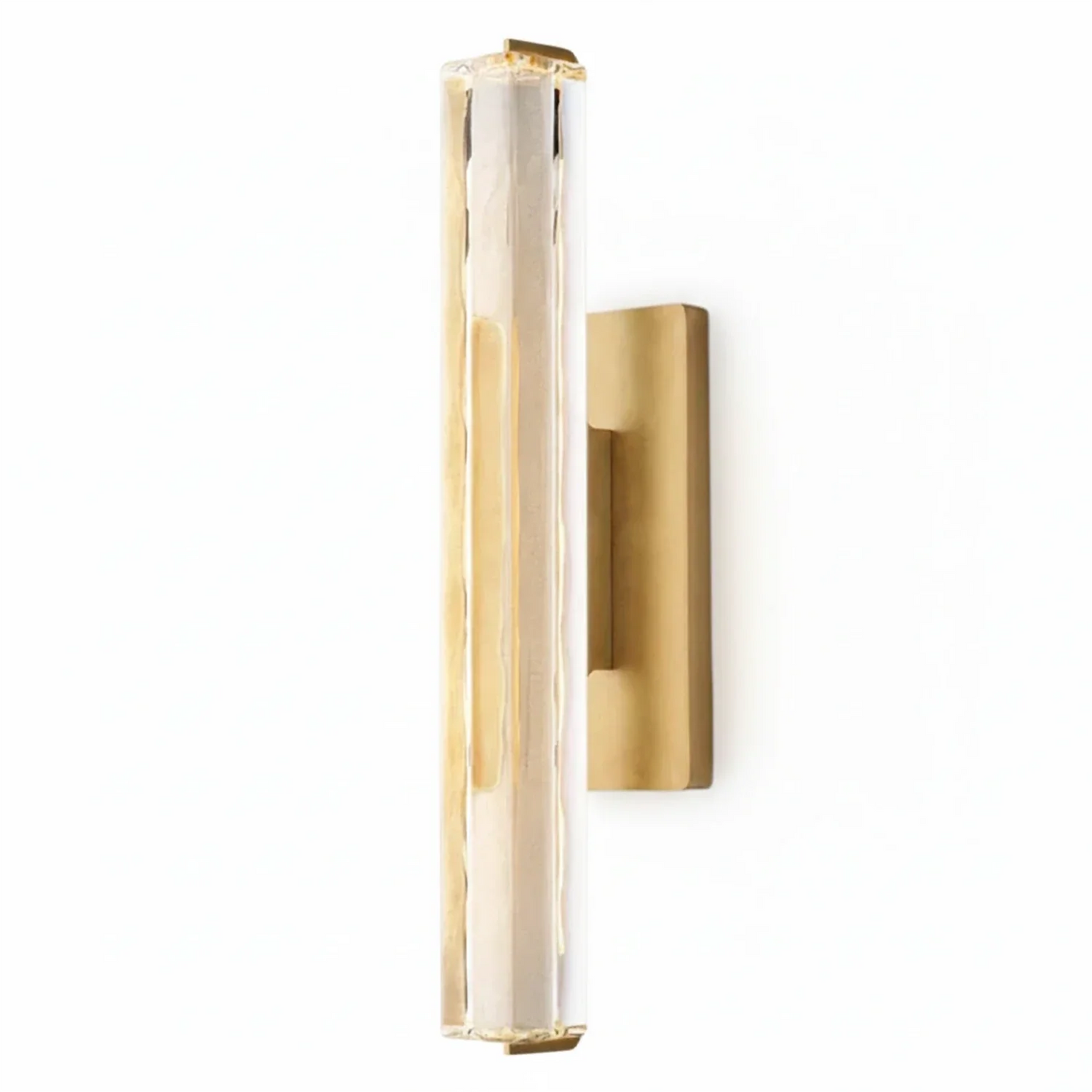 Audubonne Minimalist Crystal Column Sconce