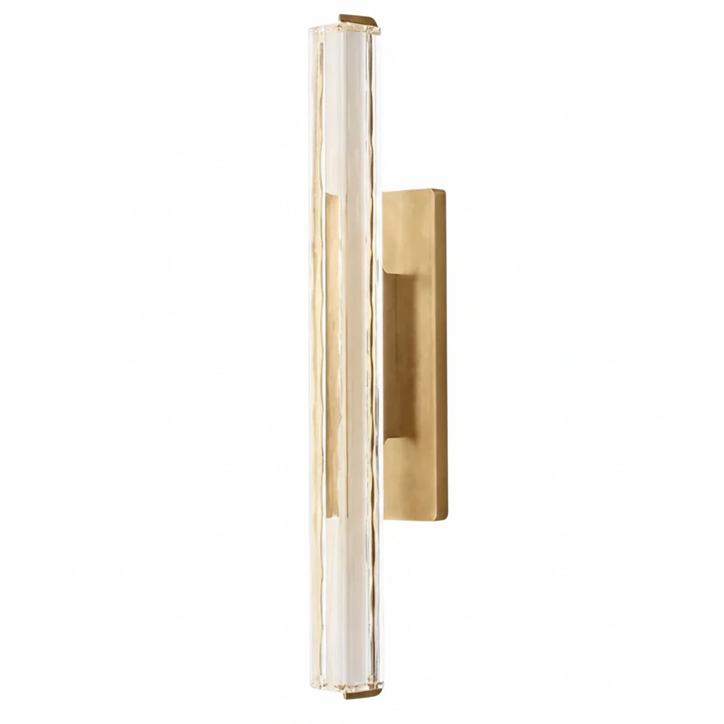 Audubonne Minimalist Crystal Column Sconce