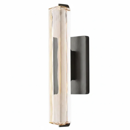 Audubonne Minimalist Crystal Column Sconce