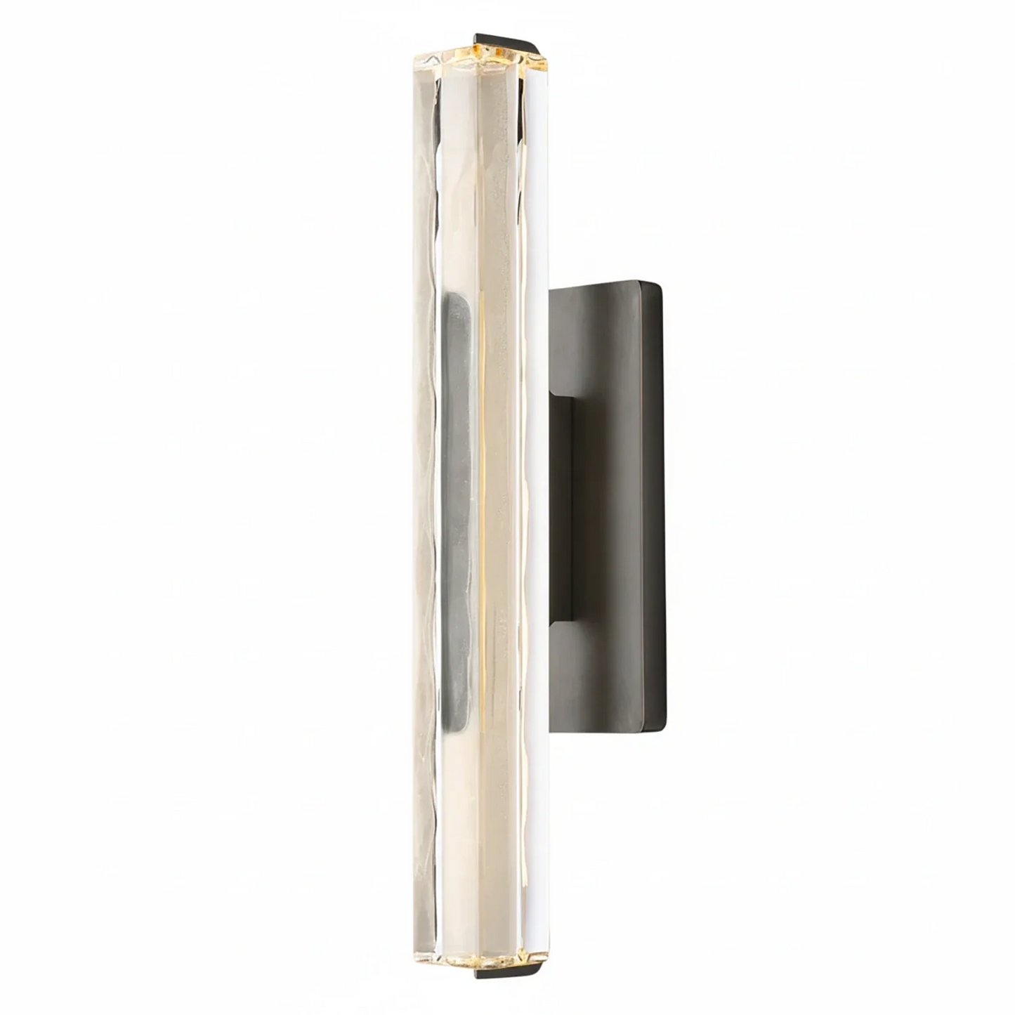 Audubonne Minimalist Crystal Column Sconce