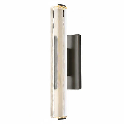 Audubonne Minimalist Crystal Column Sconce