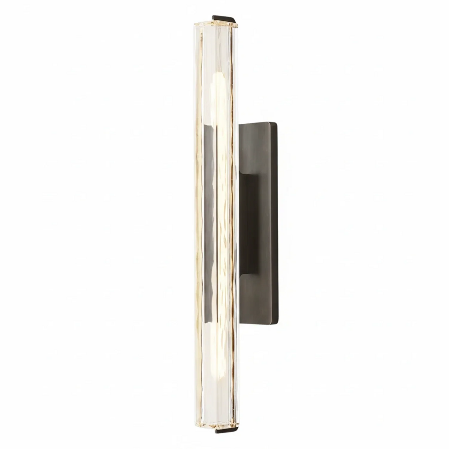 Audubonne Minimalist Crystal Column Sconce