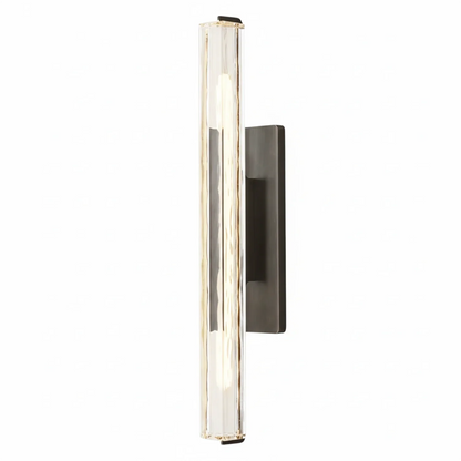 Audubonne Minimalist Crystal Column Sconce