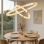 Aura Alabaster Orb Chandelier