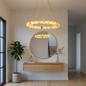 Aura Alabaster Orb Chandelier