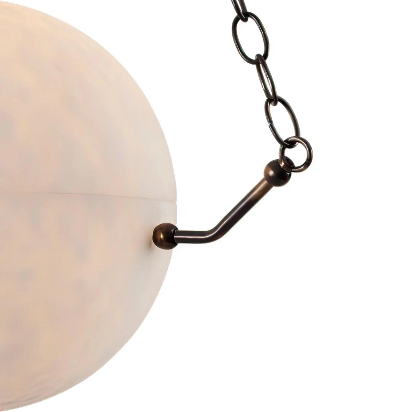 Aurelia Alabaster Sphere Suspension Pendant