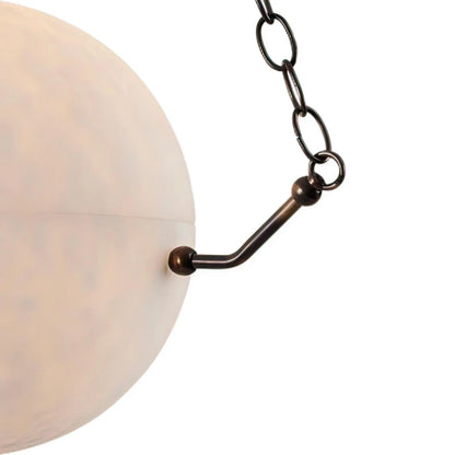 Aurelia Alabaster Sphere Suspension Pendant