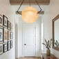 Aurelia Alabaster Sphere Suspension Pendant