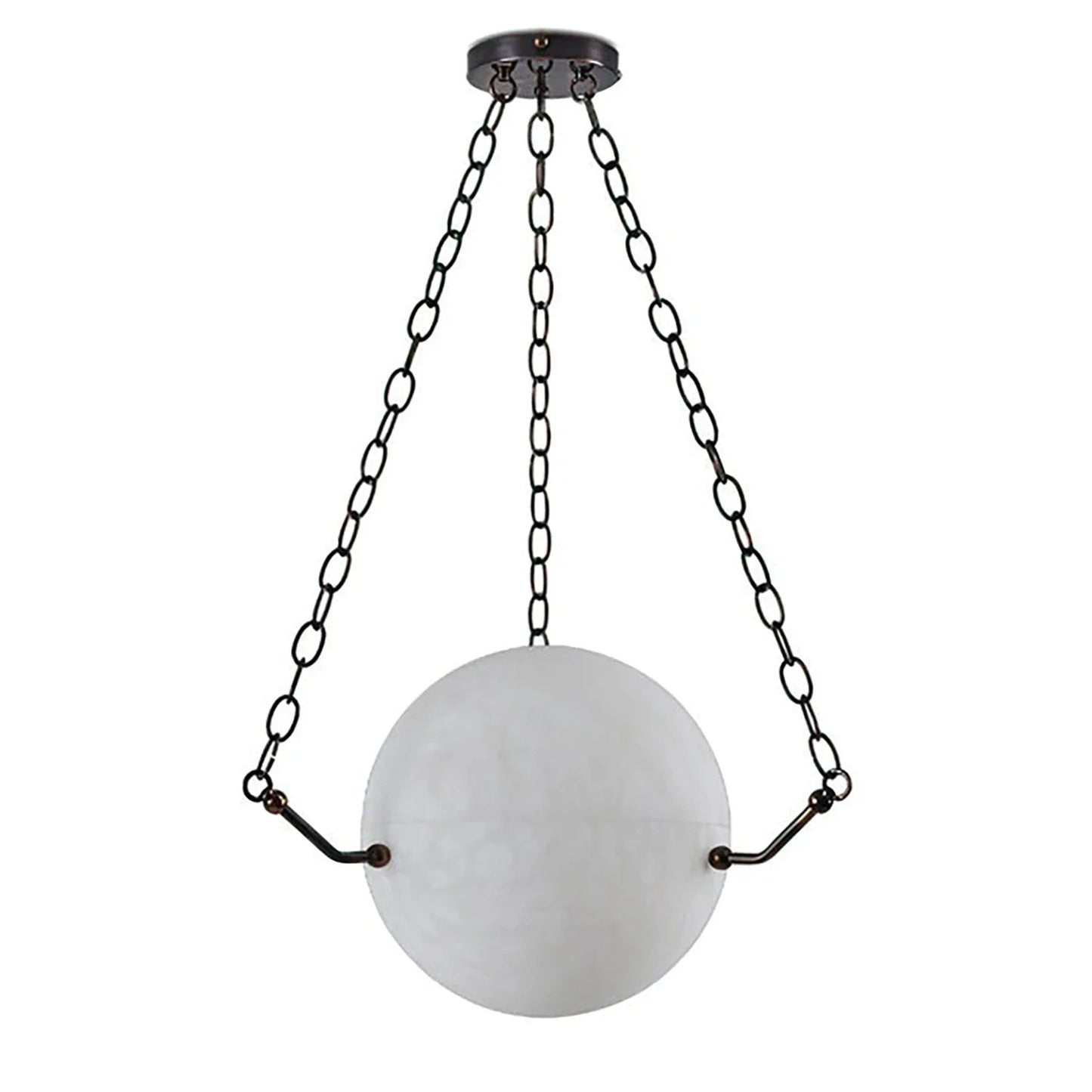 Aurelia Alabaster Sphere Suspension Pendant