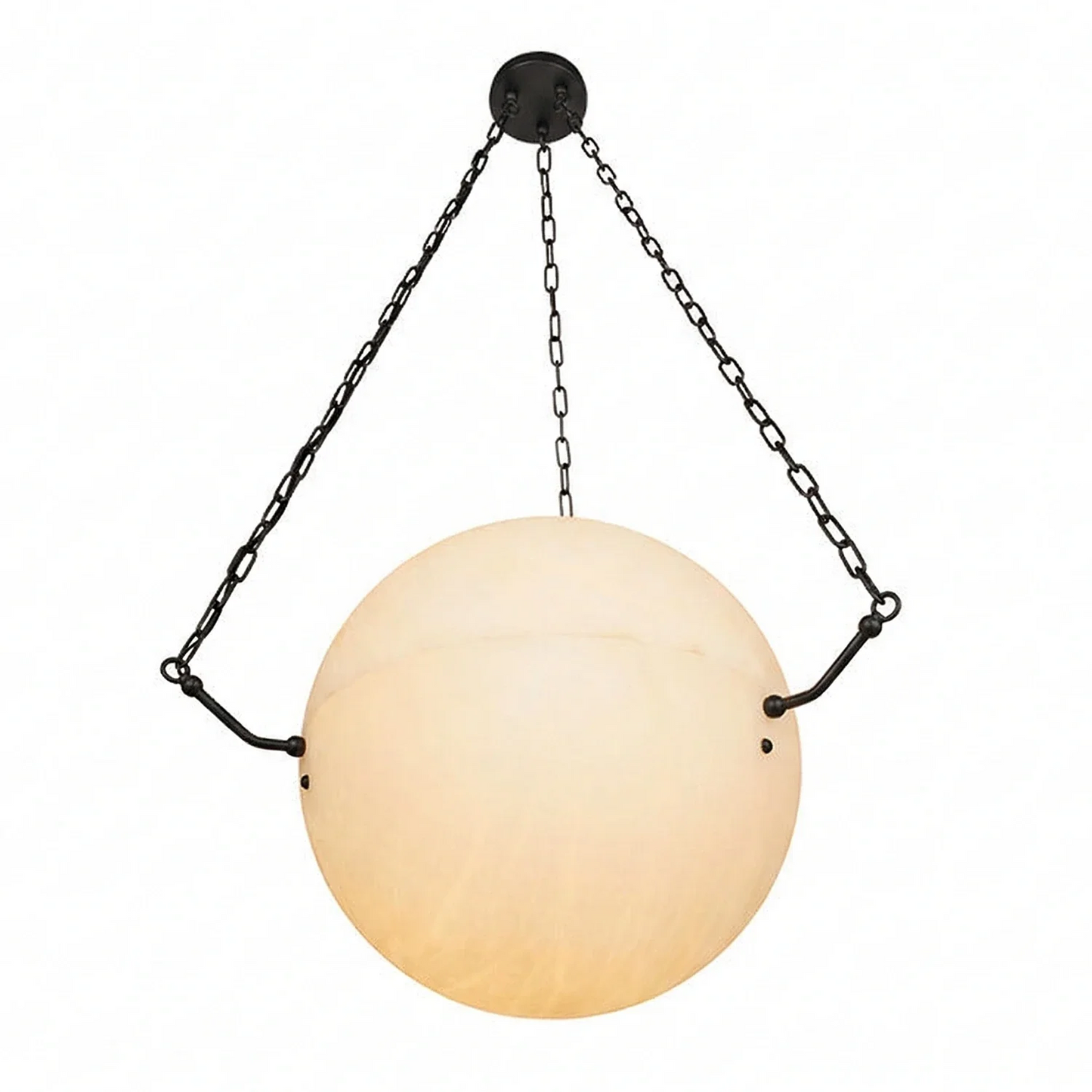 Aurelia Alabaster Sphere Suspension Pendant