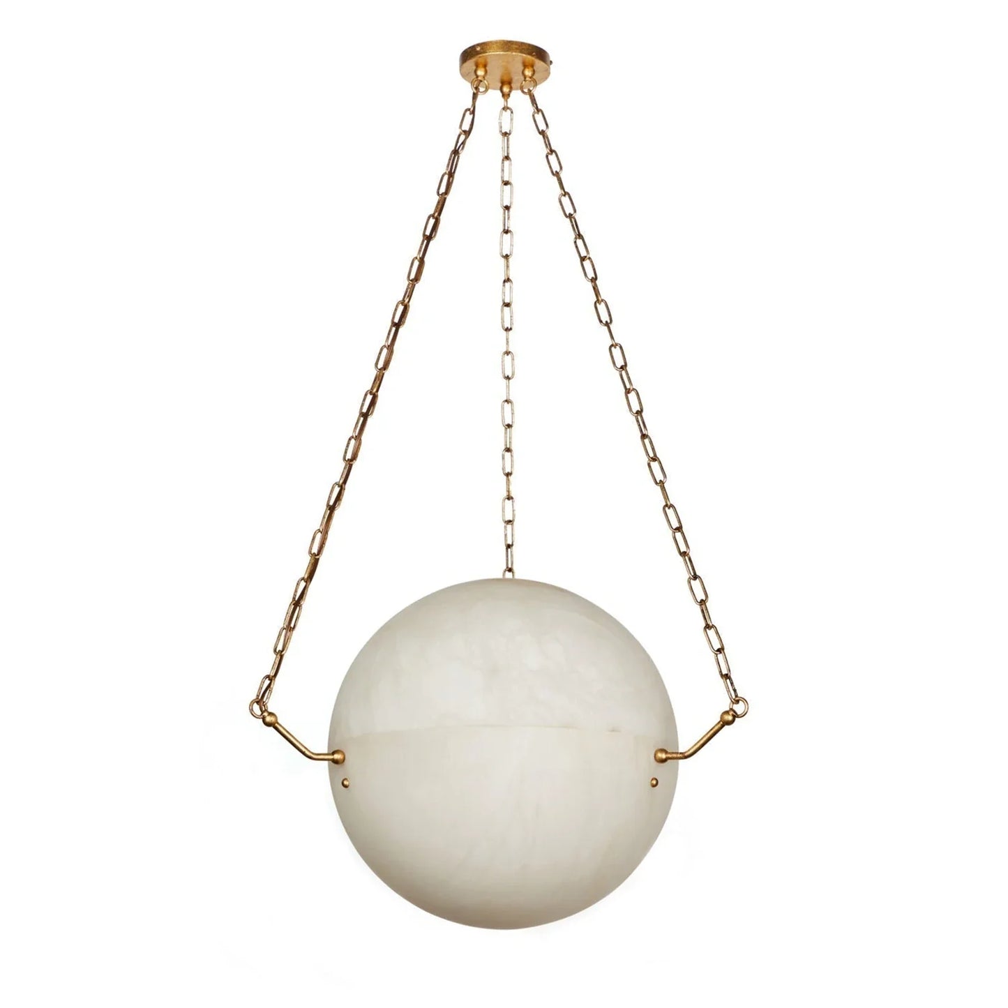 Aurelia Alabaster Sphere Suspension Pendant