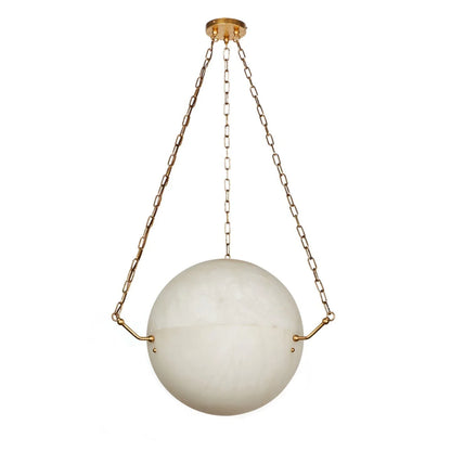 Aurelia Alabaster Sphere Suspension Pendant