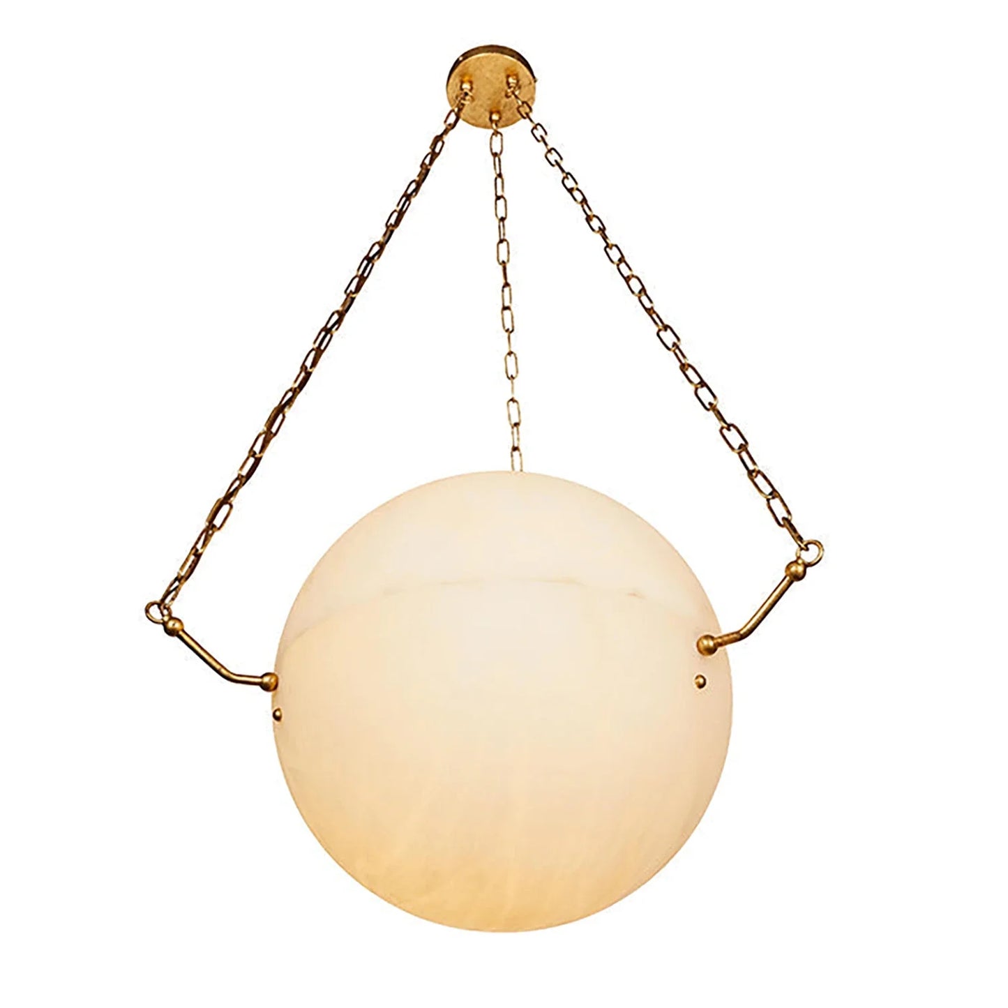 Aurelia Alabaster Sphere Suspension Pendant