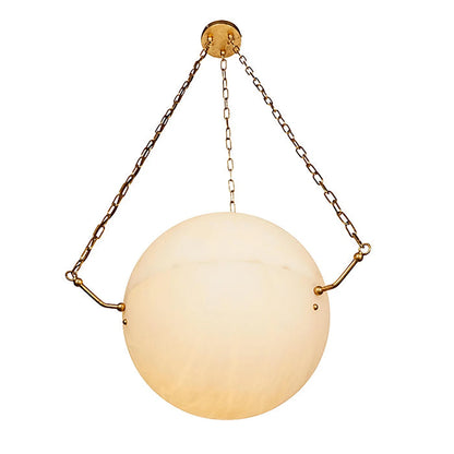Aurelia Alabaster Sphere Suspension Pendant
