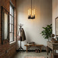 Aurora Crystal Candlestick Linear Glass Tube Chandelier