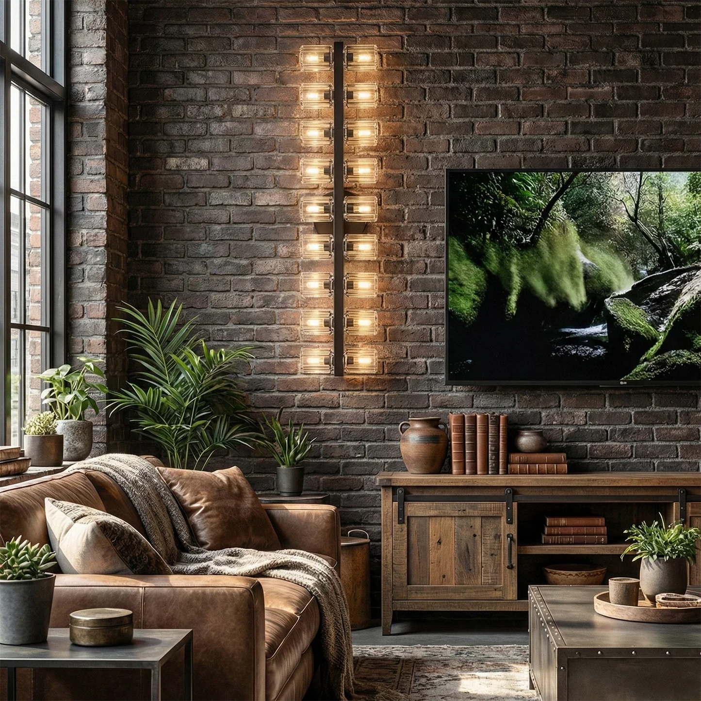 Aurora Glass Cup Sconce