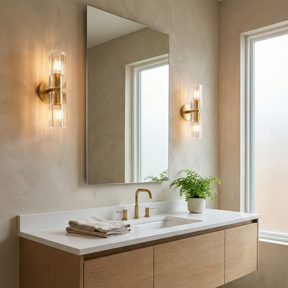 Aurora Glass Cup Sconce