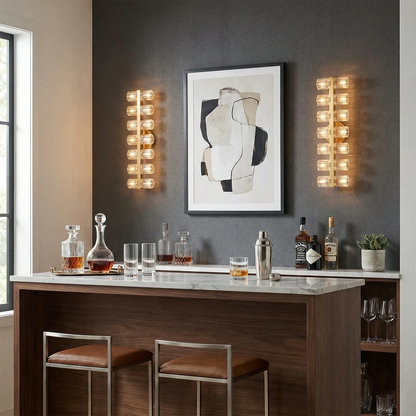 Aurora Glass Cup Sconce