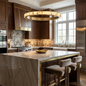 Avalon Alabaster Halo Chandelier