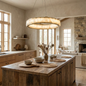 Avalon Alabaster Halo Chandelier