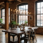 Avarit Forged Round Chandelier