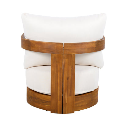 Premium Acacia Wood Outdoor Club Chair