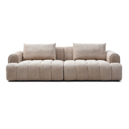 4 Seater Sectional Sofa For Living Room Spaces - Camel