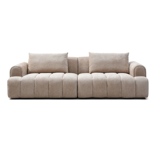 4 Seater Sectional Sofa For Living Room Spaces - Camel