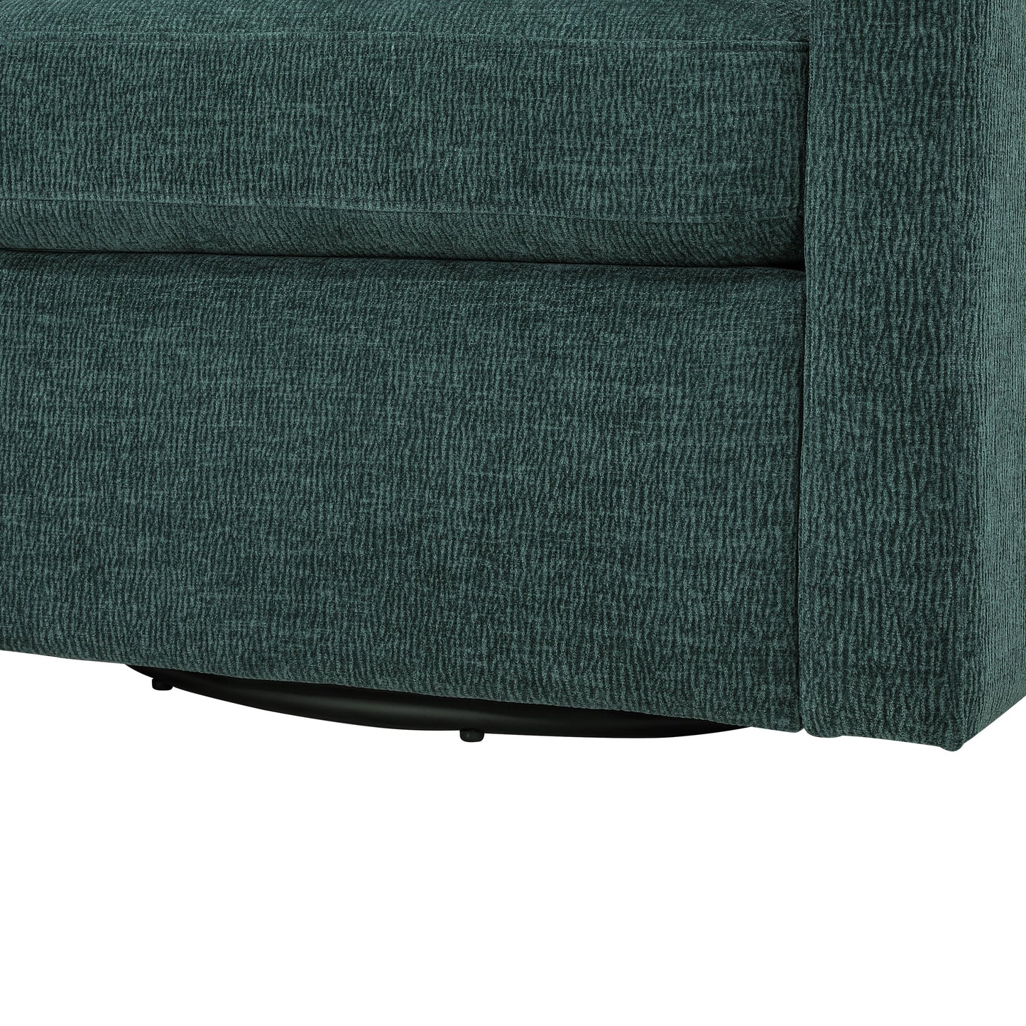 Sutton Peacock Swivel Barrel Chair