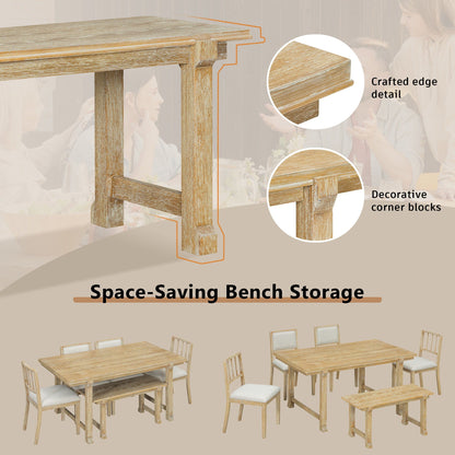 6 Piece Kitchen & Dining Room Furniture