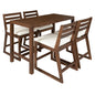 Patio Bar Set With Ergonomic Chairs