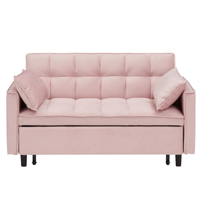Sofa Bed With Pockets, 3 In 1 Convertible For Living Room