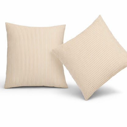 2 Pack Outdoor Throw Pillows, Waterproof & Fade-Resistant Patio Cushions (18x18)