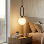 Ball Alabaster Oval Ring Pendant Lamp