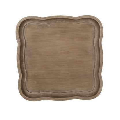 Accent Table with Hourglass Base and French Country Design