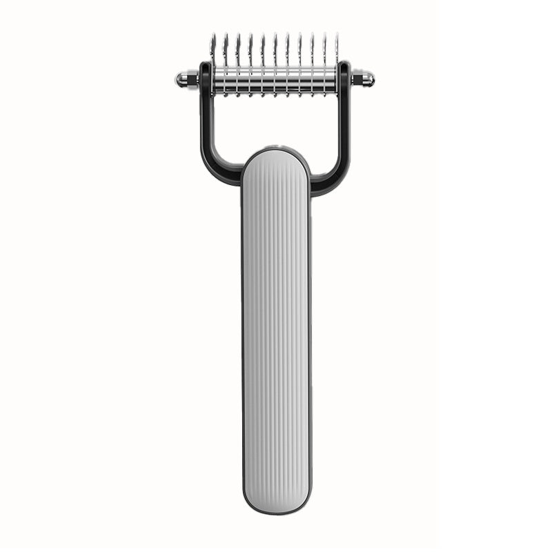 2026 New Double-Sided Dematting Comb For Dogs & Cats, Pet Grooming Tool For Long Haired Thick Double Coat Pets, Undercoat Rake Deshedding Brush For Tangles Matted Shedding Fur
