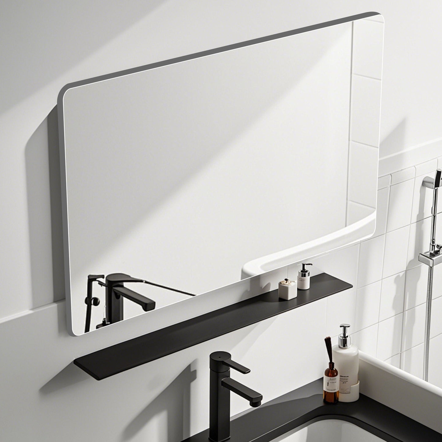 Bathroom Vanity Mirror, Wall-Mounted Mirror For Bathroom Anti-Fog, Waterproof
