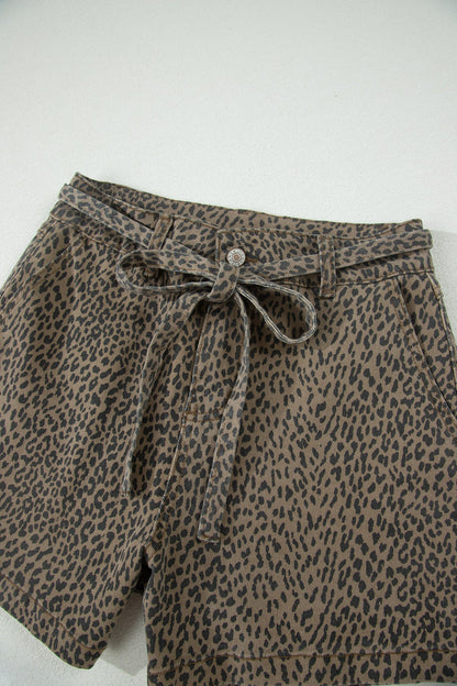 Faith Print Loose Shorts