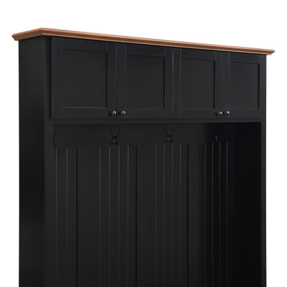 Entryway Hall Tree With Bench And Storage