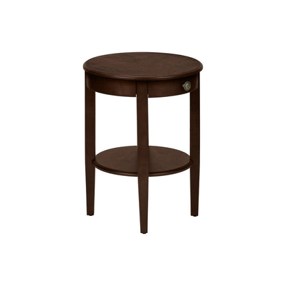 Accent Table, 2 Tier, Transitional - Espresso