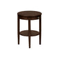 Accent Table, 2 Tier, Transitional - Espresso