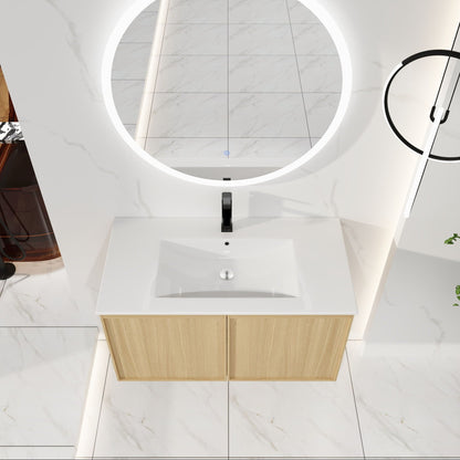 Floating Bathroom Vanity With Sink Combo