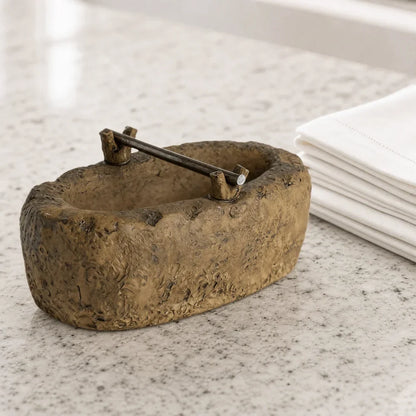 Incense Burner Censer Imitation Stone Tray