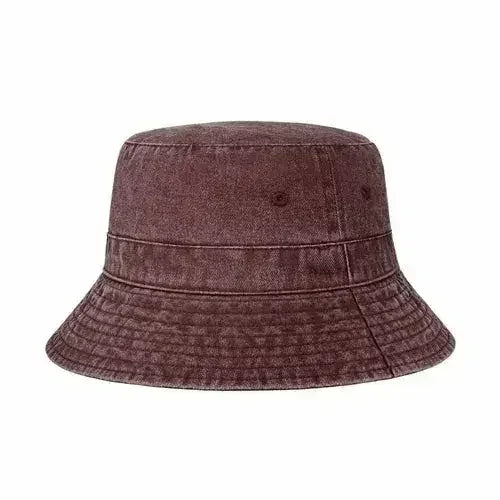 Canvas Bucket Hat - Washed Cotton Moldable Brim - UPF Sun Protection